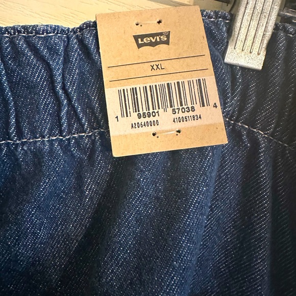 Levi’s boxer stay loose taper blue jeans with elastic waist (nwt) - Picture 4 of 4